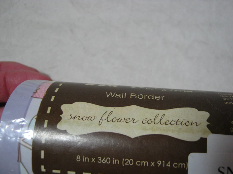 Nuevo Papel Pintado Colección Flores Nieve Kids Line by Dena Borde Lavanda 8x30 Nuevo Foto 3 de 3