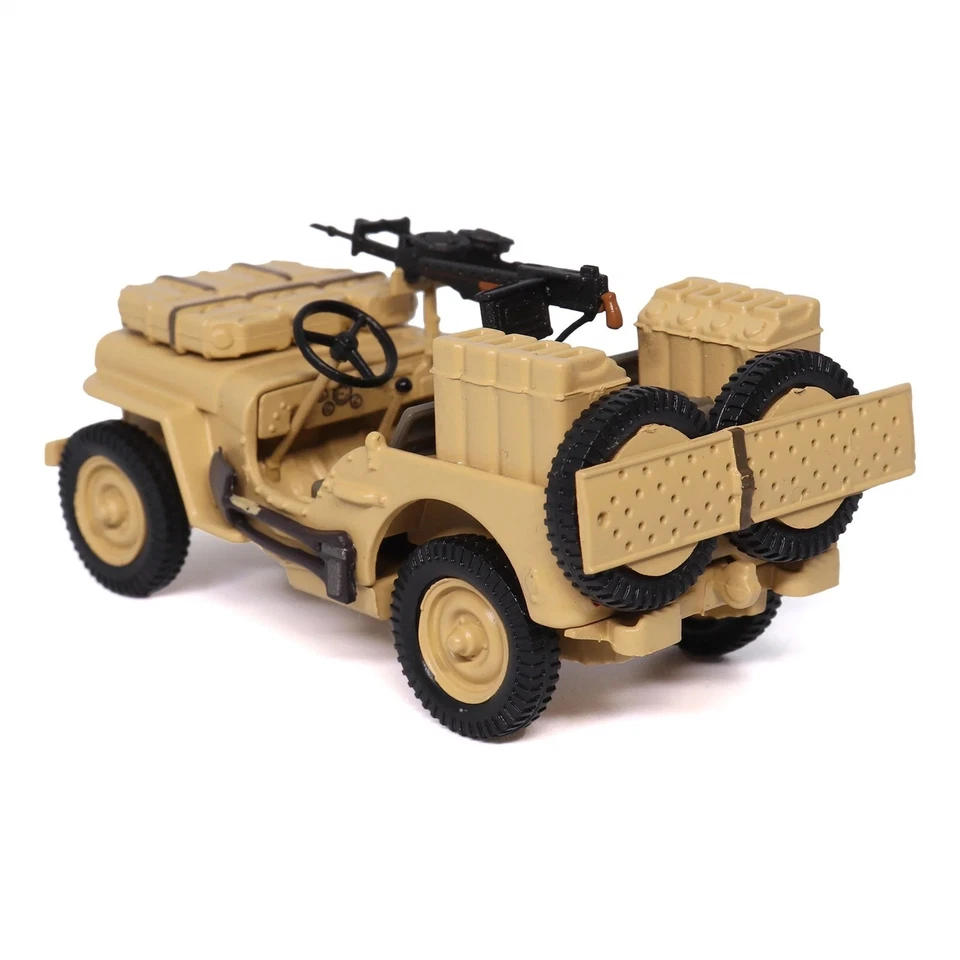 British SAS 1/4-Ton WILLYS JEEP w/Vickers K Machine Gun 1/43 Militaria 24212-42 - Image 4 of 4