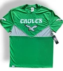 Philadelphia Eagles THROWBACK 复古 KELLY 绿色标志 T 恤-男式 M 码 NFL 全新带标签