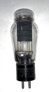 Western Electric VT52 tube for display only