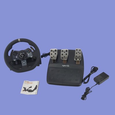 Logitech G920 Driving Force Racing Wheel and Floor Pedals - Black