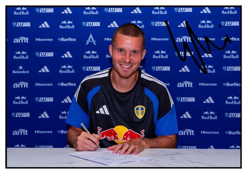 12942. Nico Elvedi Signed Pictures (A4 Prints) Leeds Monchengladbach Switzerland