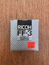 Ricoh FF-3 Close-Up Adaptor NOS in Box w/ Leather Case  Instructions Japan Made