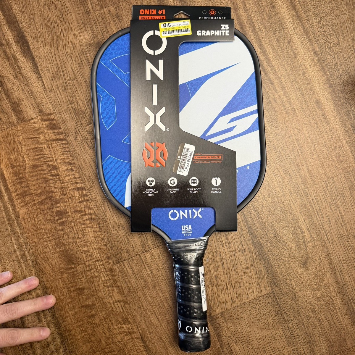 ONIX Z5 Mod V2 Graphite Pickleball Paddle | NOMEX Honeycomb Core