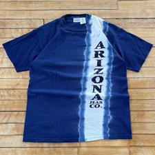 VTG 90s Arizona Jeans Co. Tie Dye T-Shirt Single Stitch Made In USA Size XL Rare
