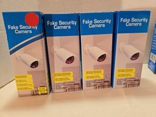 4 Pack Fake Security White Camera Dummy Camer...