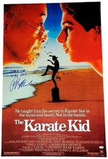 Ralph Macchio Autographed The Karate Kid 24x36 Poster Danielsan Exact Proof