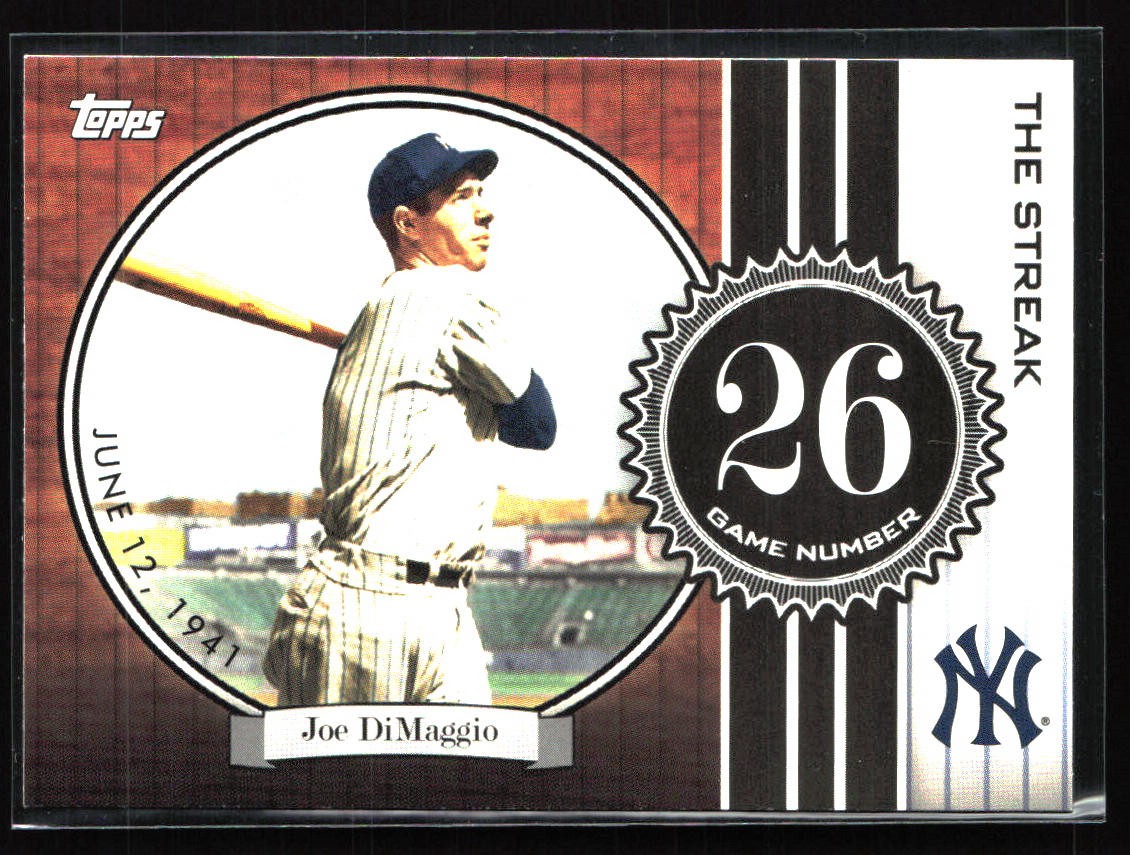 2007 Topps #JD26 Joe DiMaggio Joe DiMaggio: The Streak