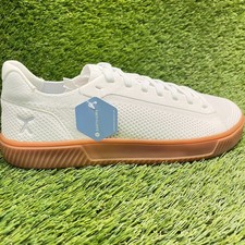 Flux Footwear Adapt Trainer White Gum Mens Size 12 Athletic Knit Shoes Sneakers