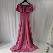 Vintage Unbranded Long Pink Dress, Size XS