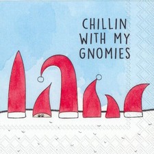 Boston International IHR 3-Ply Cocktail Napkins 5"x5" – Chillin With Gnomies