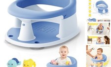 Baby Bath Seat for Babies 6 Months  Up, Bath Seats for Babies Sitting Up, Blue