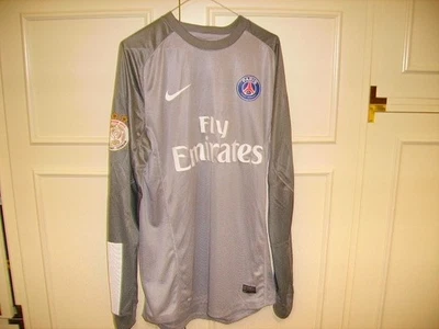 Match worn shirt PSG Paris St. Germain Sirigu Goalkeeper gardien special shirt - Photo 1/3
