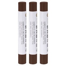 Crayon de réparation meuble pour marqueur, bâton cire 3 pièces, noir brun foncé