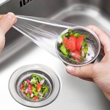 300 Pack Kitchen Sink Strainer Mesh Bags   Anti-Clogging Disposable Sink Drai...