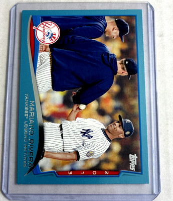 Wal-Mart Blue- 2014 Topps #321- Mariano Rivera Sp