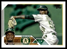 2023 Topps Dany Jimenez Oakland Athletics #164