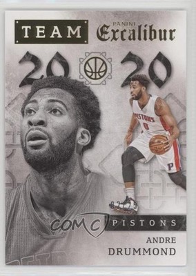 2015-16 Panini Excalibur Team 2020 Gold 2/25 Andre Drummond #3 7ut