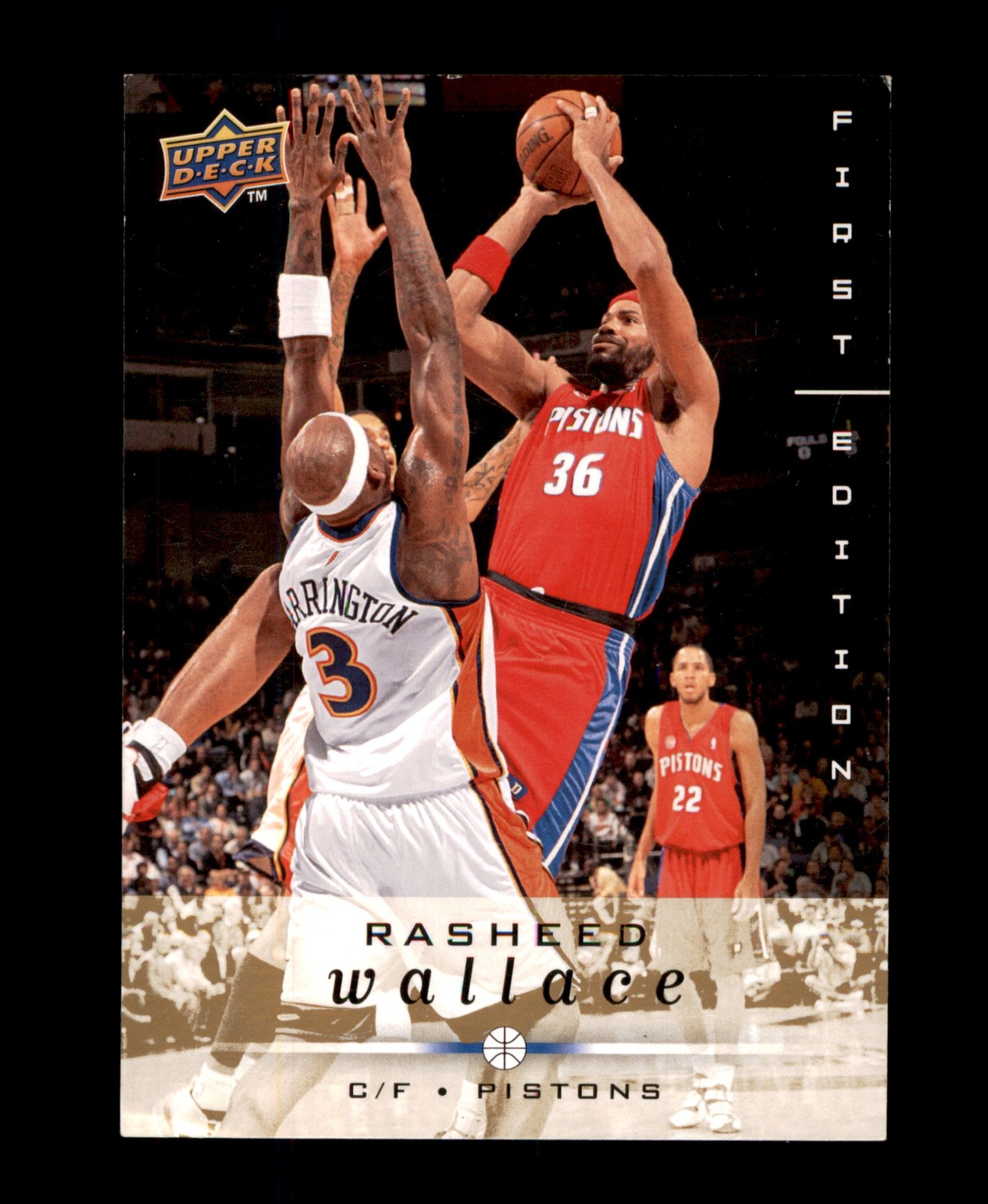 2008-09 Upper Deck First Edition #50 Rasheed Wallace Gold