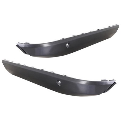 Rear Driver & Passenger Bumper Ends For 22-24 Ford Expedition Max Dark Gray