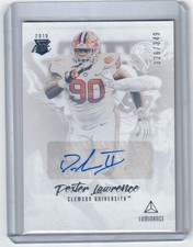 Dexter Lawrence 2019 Panini Luminance Rookie Auto /349 Giants Clemson SEXY DEXY