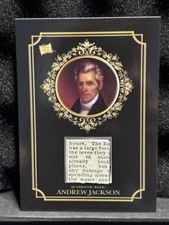 2024 Super Productions Pieces of the Past Relic #R-AJ1 Andrew Jackson