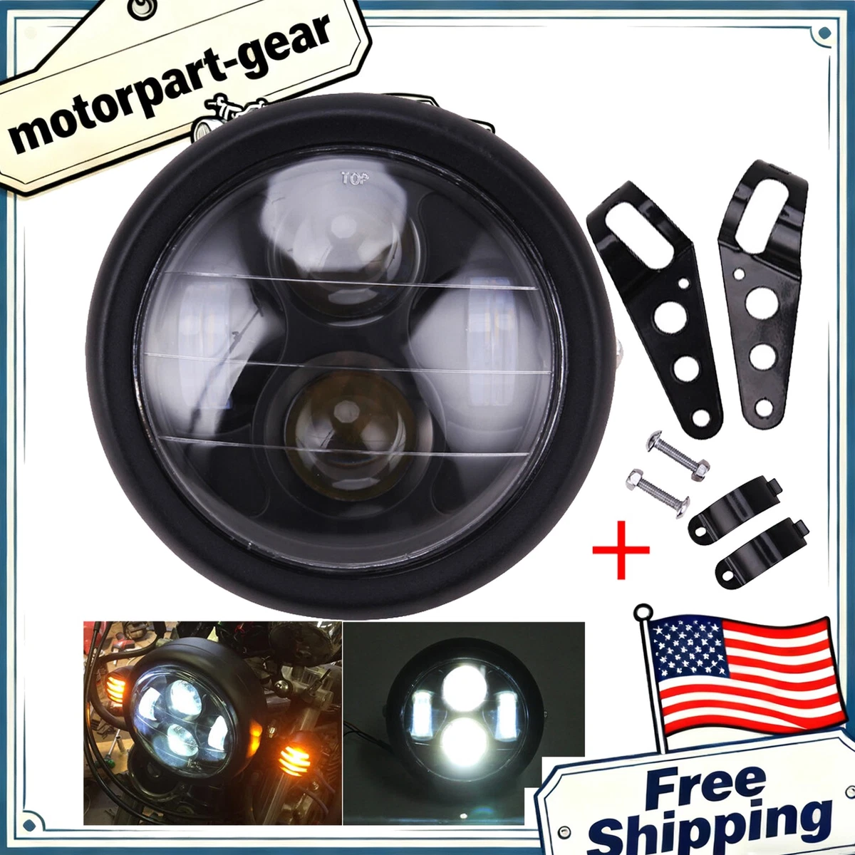 Motorcycle Headlight Assemblies for Kawasaki ZRX1200R for sale | eBay