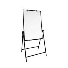 Double-Sided Magnetic Dry Erase Easel with Adjustable Height Marker Tray