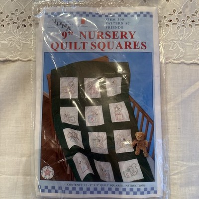 Jack Dempsey Nursery Quilt Blocks #300, Pattern 7 - Friends