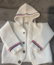 Roy Togs Vintage Toddler Button-up Cardigan Hoodie Sweater Baby 70s See Photos
