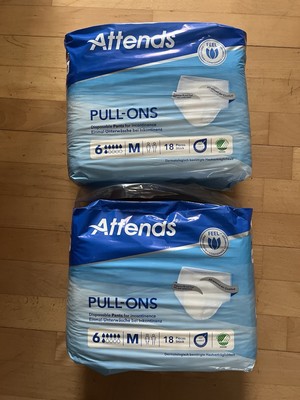 Attends Pull-Ons 6M Einweghosen - 2x 18 Stück ( insgesamt 36 St.)