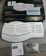 Perixx Periboard-612 Wireless Ergonomic USB Split Keyboard, US English Layout