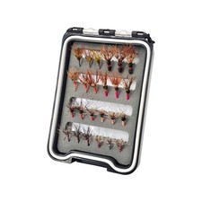24x Esche da pesca a mosca Esche secche Esche da pesca per persico Walleye