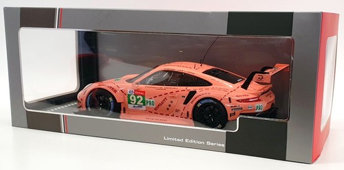 IXO Models 1/18 Scale Diecast LEGT18003 - Porsche 911 GT3 RSR - Pink - Picture 7 of 7
