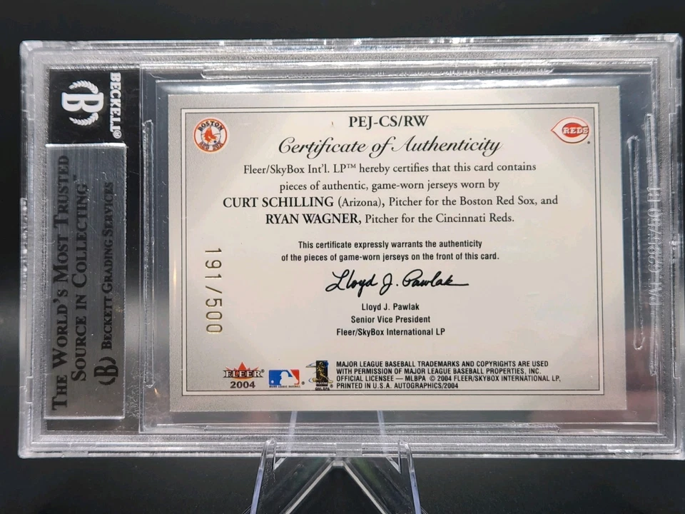 Skybox Autographics 2004 #PEJ-CS/RW Schilling/Wagner Foto 2 de 2