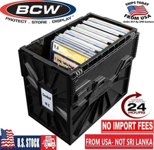 BCW Graded Certified Comic Book Storage Plastic Bin Stackable Box Heavy Duty NEW