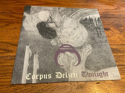 CORPUS DELICTI LP TWILIGHT 2017  D-Monic d-m023 #52/100 w/Poster VG+/EX GOTH