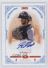 2022 Onyx Vintage Auto Blue Ink Joe Mack #VAJM Auto 01x1