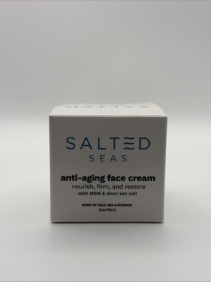 Salted Seas Anti-aging Face Cream | Dead Sea Minerals + MSM + Botanicals