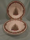 Set 2 Christopher Radko Traditions Holiday Celebrations 9" Soup Bowl NWOT  — photo 1