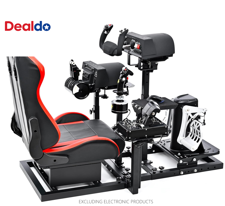 Sim Racing Rig Without Seat Modular Flight Racing Simulator Cockpit Adjustable Sim Rig No Seat ...