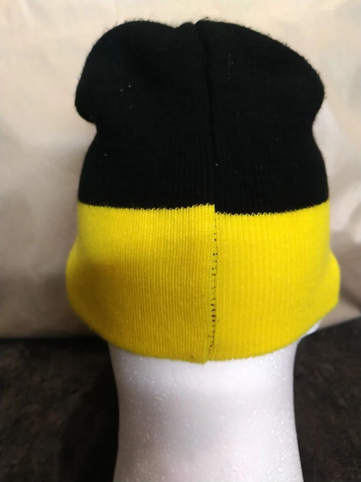 Бэтмен Beanie шляпа зимняя крышка черный/желтый, один размер, DC Comic - Изображение 3 из 4