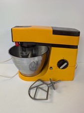 Kenwood Chef A901 Vintage Food Mixer  Orange working with attachments
