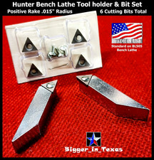 Hunter Oem Brake Lathe Positive Rake Rl Tool Holders 6 Cutting Bits Bl505 New