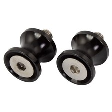 Bike-It Swing Arm Bobbins - Black - M8 x 1.25mm - Pair (Universal, Bolt On)