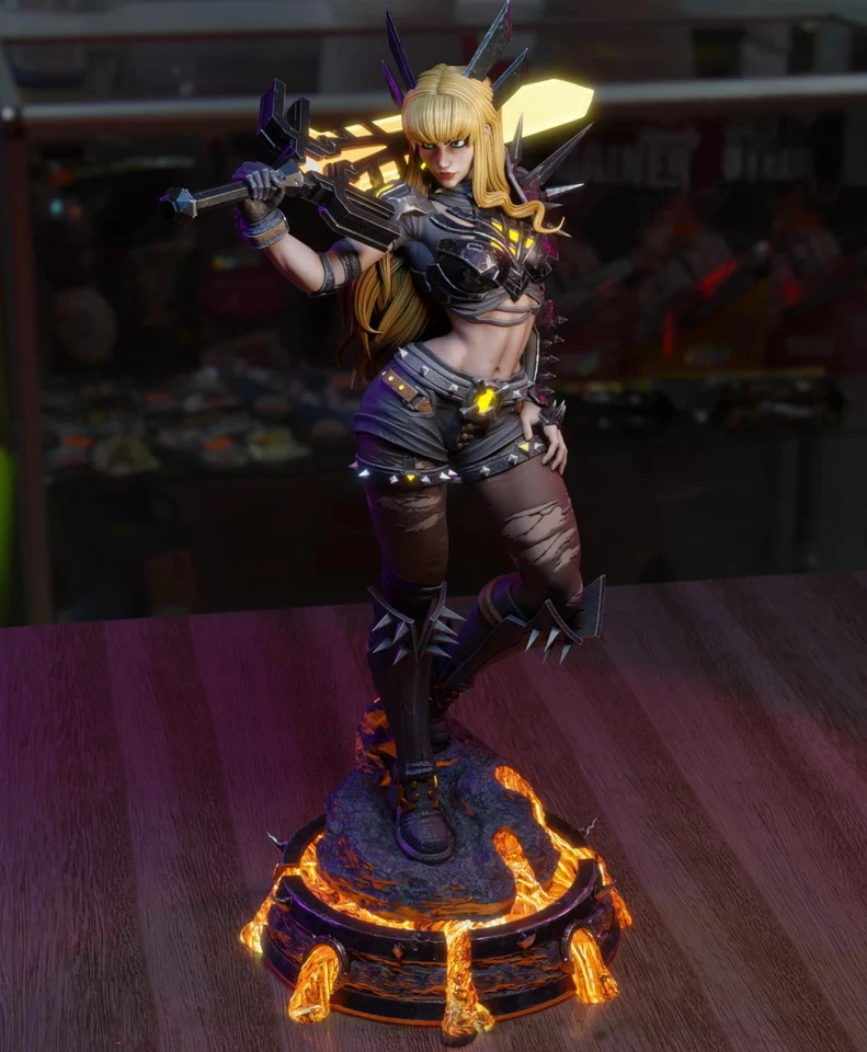 Magik- Marvel - Figura Resina 28 cm Pro Pintado Comisión Foto 3 de 4