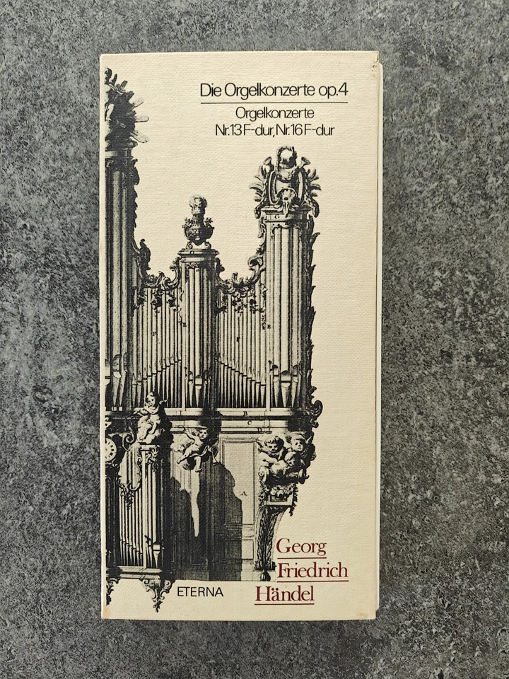 Die Orgelkonzerte op. 4 Von Georg Friedrich Händel auf 2 Kassetten