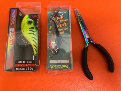 Waterland lures & Plier Gyorocchi SpinSonic 30g Hajime Murata JDM MINT