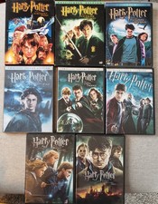 Harry Potter DVD Lot All 8 Movies Read Description 