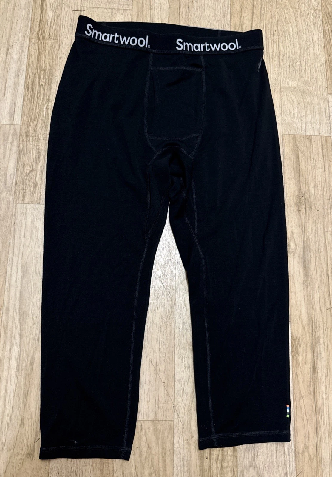 Smartwool Men’s Black Classic Thermal Merino 250 Base Layer 3/4 Bottom Sz L